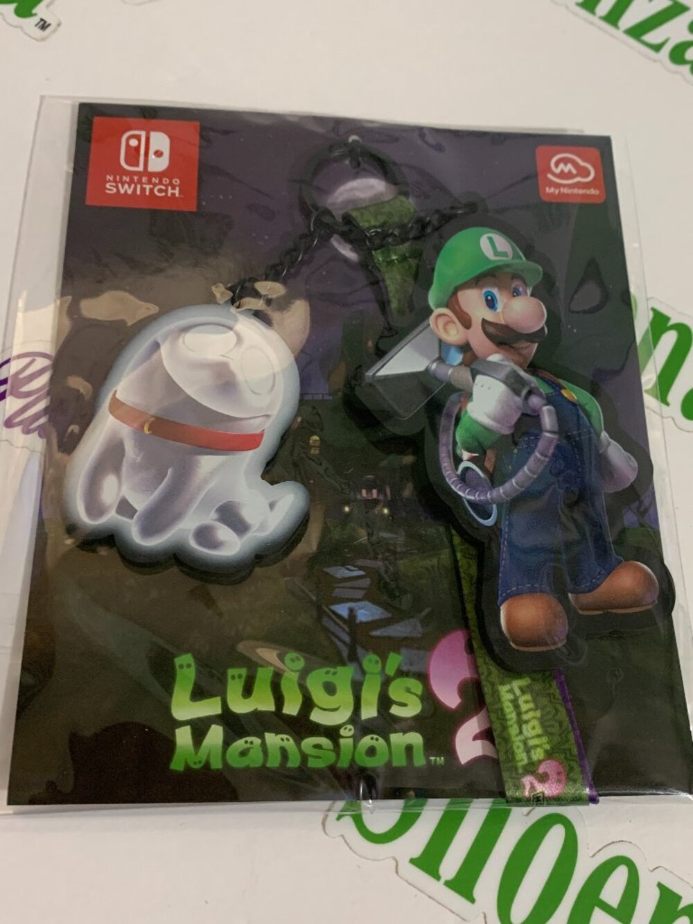 My Nintendo Rewards Luigi's Mansion 2 HD Polterpup Poltergust Keychain Lanyard